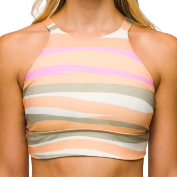 prAna Marine Street Swim Top -High Neck, Strappy Back, - Picture 2 of 8